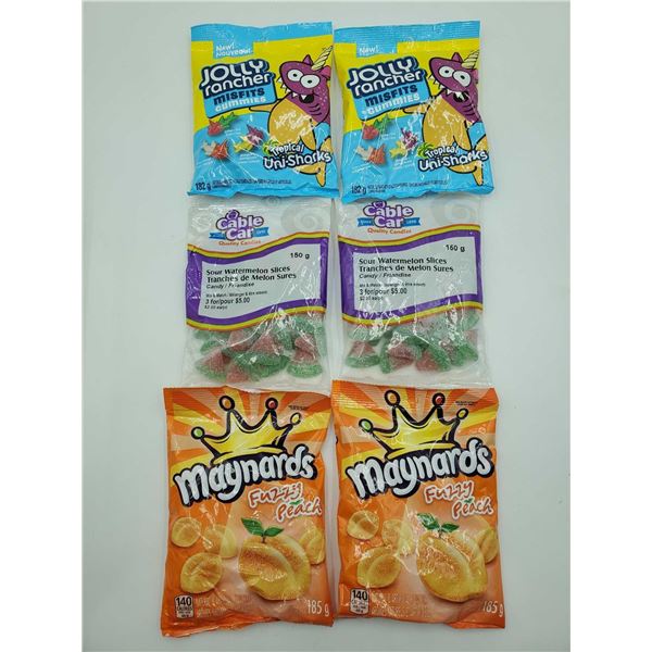 Assorted Gummy Snacks 6 Bags