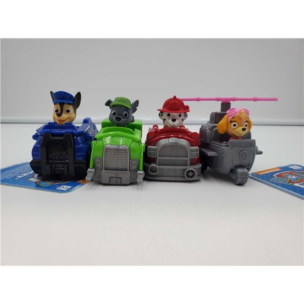 Paw Patrol Character Car Set 4 Cars