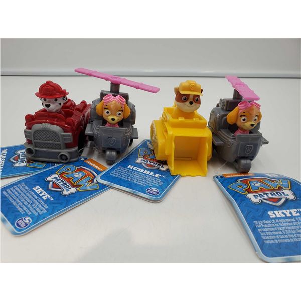 Paw Patrol Character Car Set 4 Cars