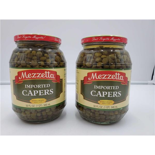 Mezetta Imported Capers (2 x 946 ml)