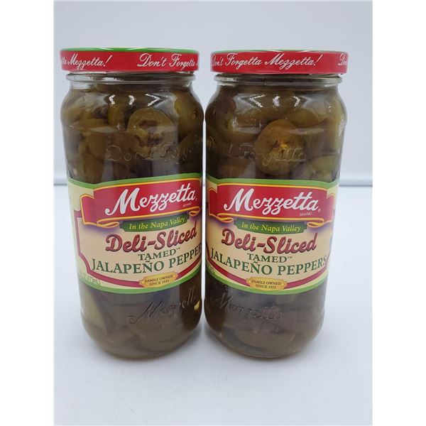 Mezetta Deli Sliced Tamed Jalapeno Peppers (2 x 473 ml)