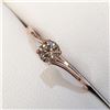 Image 3 : 10K Rose Gold Diamond(0.32Ct,I1,Brown) With A Bypass Shank, Solitaire Ring (~Size 6.5) (~weight 1.08