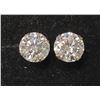 Image 2 : 10K White Gold Moissanites(1.52ct) Lady'S Cast Stud Earrings (~weight 0.72g), Made in Canada, Apprai