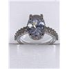 Image 3 : Ladies .925 Silver 1.0 carat Rounf Cut Solitaire Emgagement ring sie 7