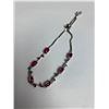 Image 2 : Natural Ruby 6.48 Oval Cut Ladies .925 Silver Tennis Bracelet with Appraisal certificate $1700.00