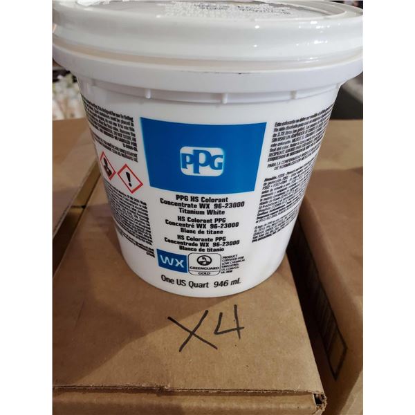 PPG HS Colorant-Titanium White (4 x 946ml)