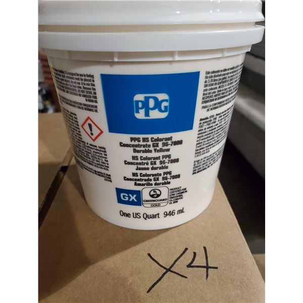 PPG HS Colorant-Durable Yellow (4 x 946ml)