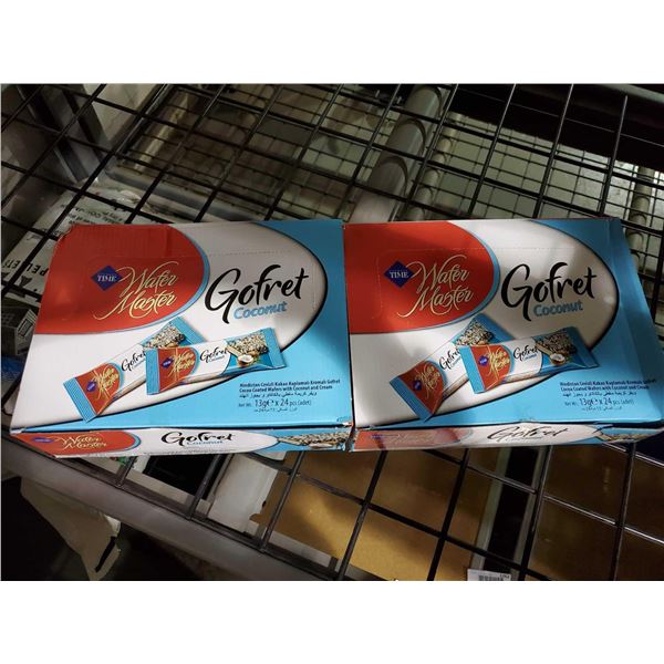 Wafer Master Coconut and Cream Cocoa Coated Wafers (2- 13g x 24)