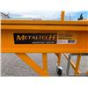 Image 3 : NEW from a freight claim MetalTech Bakers Scaffold 1000Lbs complete with wood deck and wheels