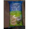 Image 2 : Crispy Minis Brown Rice Chips- Sour Cream & Onion (12 x 100g)