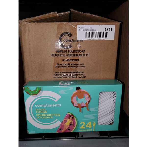 Compliments Plastic Forks (24 x 24)