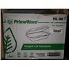 Image 1 : PrimeWare Hinged Lid Container (9in x 6in)