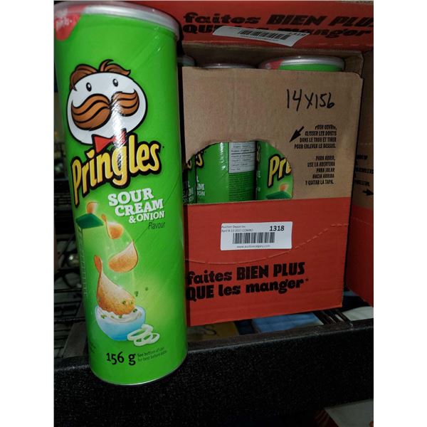 Pringles Sour Cream & Onion (14 x 156g)