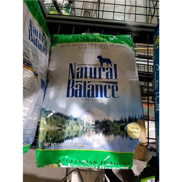 Natural Balance (14lbs) with Brown Rice, Oat Groats Barley & Peas Dog Food