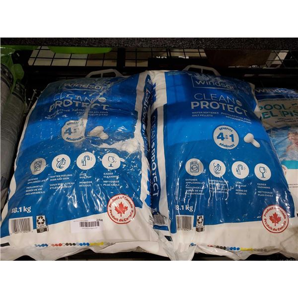 Windsor Clean & Protect Water Softener Salt Pellets (2 x 18.1kg)