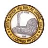 Image 1 : .999 Silver Flamingo Hilton Las Vegas, Nevada $10 Casino Limited Edition Gaming Token