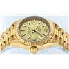 Image 9 : Rolex Ladies 18K Yellow Gold Champagne Index Datejust President Wristwatch