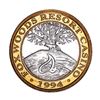 Image 2 : .999 Fine Silver Foxwoods Resort and Casino, CT $10 Casino Limited Edition Gaming Token