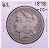 Image 1 : 1878-CC $1 Morgan Silver Dollar Coin