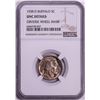 Image 1 : 1938-D Buffalo Nickel Coin NGC Unc Details Obverse Wheel Mark