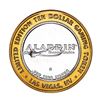 Image 2 : .999 Silver Aladdin Resort Casino Las Vegas, NV $10 Casino Limited Edition Gaming Token