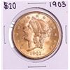 Image 1 : 1903 $20 Liberty Head Double Eagle Gold Coin