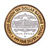 Image 2 : .999 Fine Silver Gold Strike Jean, Nevada $10 Limited Edition Casino Gaming Token