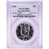 Image 1 : 1964 Proof Accented Hair Kennedy Half Dollar Coin PCGS PR67