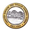Image 1 : .999 Silver Bellagio Las Vegas, Nevada $10 Casino Limited Edition Gaming Token
