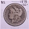 Image 1 : 1878-CC $1 Morgan Silver Dollar Coin