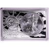 Image 1 : 2013 $1 American Silver Eagle Coin & 2oz Silver Bar Set