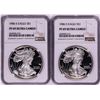 Image 1 : Lot of 1986-S $1 Proof American Silver Eagle Coins NGC PF69 Ultra Cameo