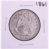 Image 1 : 1861 Seated Liberty Half Dollar Coin