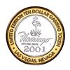 Image 2 : .999 Silver Flamingo Hilton Las Vegas, Nevada $10 Casino Limited Edition Gaming Token