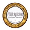 Image 2 : .999 Silver Four Queens Casino Hotel Las Vegas $10 Limited Edition Gaming Token