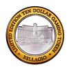Image 1 : .999 Silver Bellagio Las Vegas, Nevada $10 Casino Limited Edition Gaming Token
