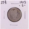 1913-S Barber Quarter Coin
