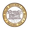 Image 1 : .999 Silver Masquerade Casino Aruba $10 Casino Limited Edition Gaming Token