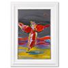 Image 1 : Peter Max "Ascending Angel" Original Mixed Media On Paper