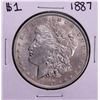 Image 1 : 1887 $1 Morgan Silver Dollar Coin