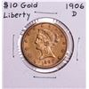 Image 1 : 1906-D $10 Liberty Head Eagle Gold Coin