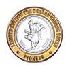 Image 1 : .999 Fine Silver Pioneer Laughlin, NV $10 Limited Edition Gaming Token