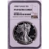 Image 1 : 1998-P $1 Proof American Silver Eagle Coin NGC PF69 Ultra Cameo