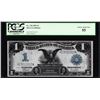 Image 1 : 1899 $1 Black Eagle Silver Certificate Note Fr.235 PCGS Choice About New 55