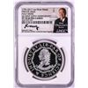 1792-2017 Half Disme 1 oz. Silver Medal NGC PF70 W/Edmund C. Moy Signature