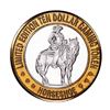 Image 1 : .999 Silver Binion's Horseshoe Las Vegas, NV $10 Casino Limited Edition Gaming Token