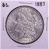 Image 1 : 1887 $1 Morgan Silver Dollar Coin