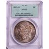 1885-O $1 Morgan Silver Dollar Coin PCGS MS65 Old Green Holder Nice Toning