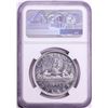 Image 2 : 1947 Maple Leaf at Date Canada $1 George VI Silver Dollar Coin NGC AU Details