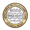 Image 2 : .999 Fine Silver Gold Coast Las Vegas $10 Casino Limited Edition Gaming Token